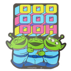Japan Disney Big Vinyl Sticker - Toy Story Little Green Men Aliens : Oh