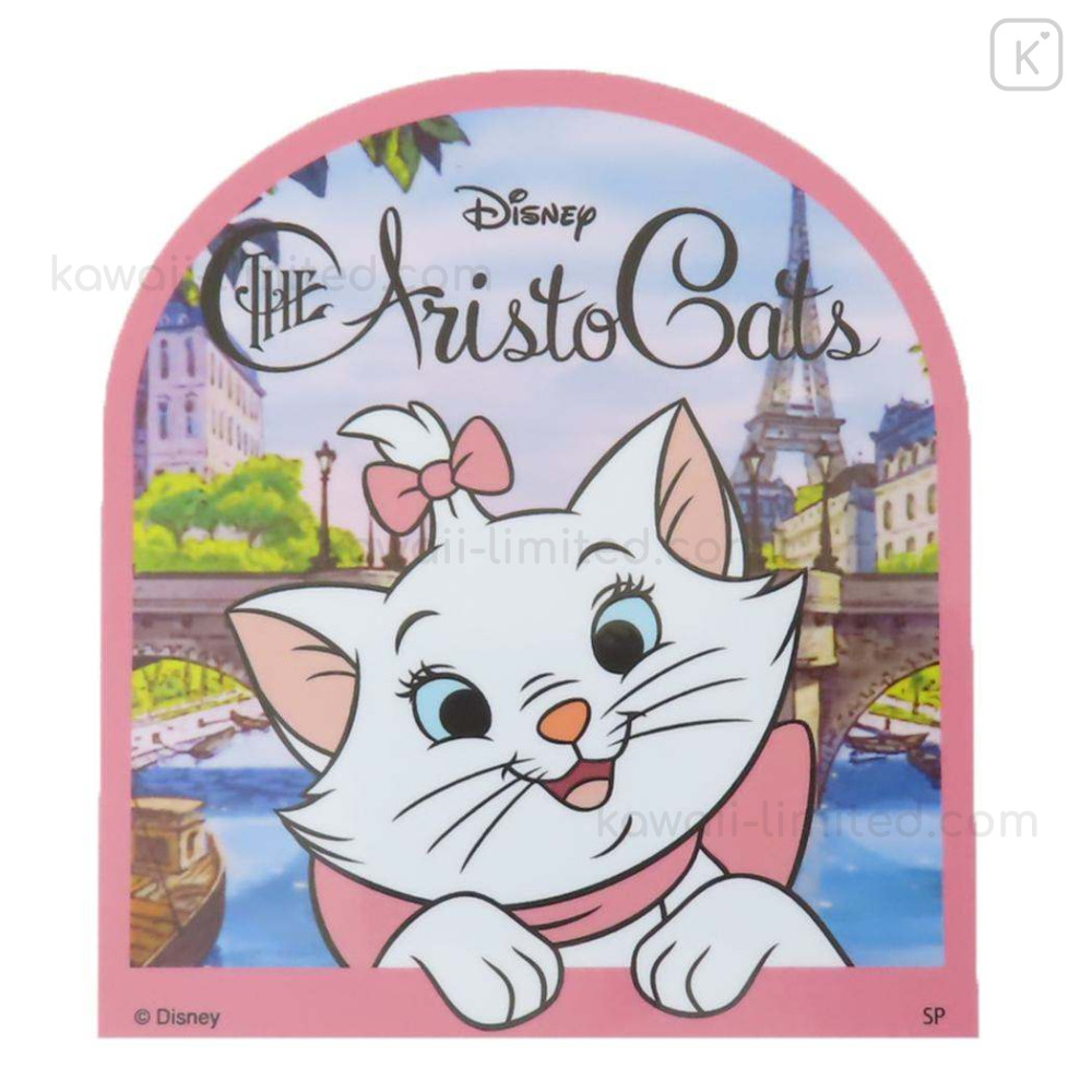 最新の激安 Japan Disney Big Vinyl Sticker - Marie : Paris | Kawaii Limited テープ・マスキングテープ