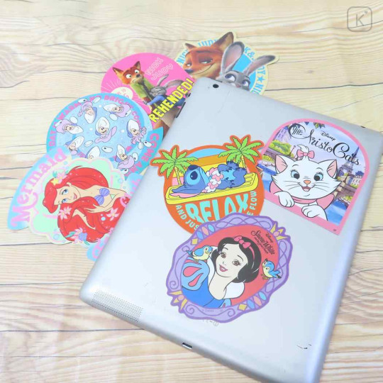 Japan Disney Big Vinyl Sticker - Ariel : Fan Club - 2