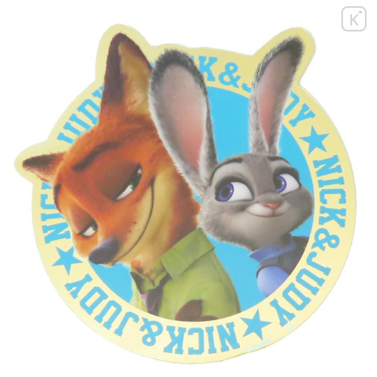 Japan Disney Big Vinyl Sticker - Zootopia : Best - 1