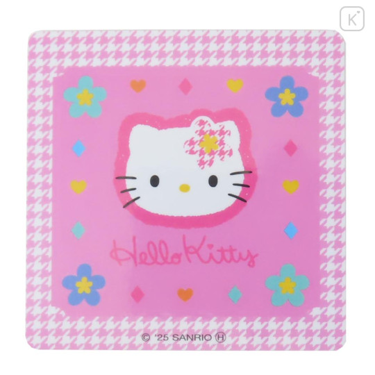 Japan Sanrio Vinyl Sticker - Hello Kitty : Y2k Houndstooth - 1