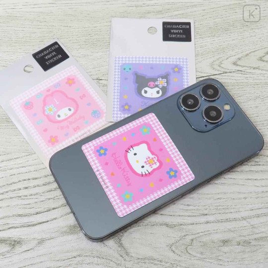 Japan Sanrio Vinyl Sticker - Hello Kitty : Y2k Houndstooth - 2