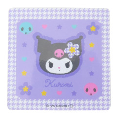 Japan Sanrio Vinyl Sticker - Kuromi : Y2k Houndstooth