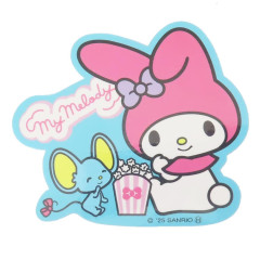 Japan Sanrio Vinyl Sticker - My Melody : Sharing Popcorn