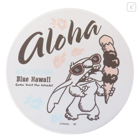 Japan Disney Mouse Pad - Stitch : Ice Cream Blue Hawaii - 1