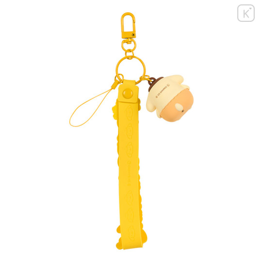 Japan Sanrio 3D Mascot Hand Strap - Pompompurin - 2