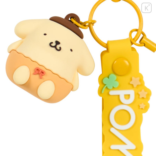 Japan Sanrio 3D Mascot Hand Strap - Pompompurin - 3