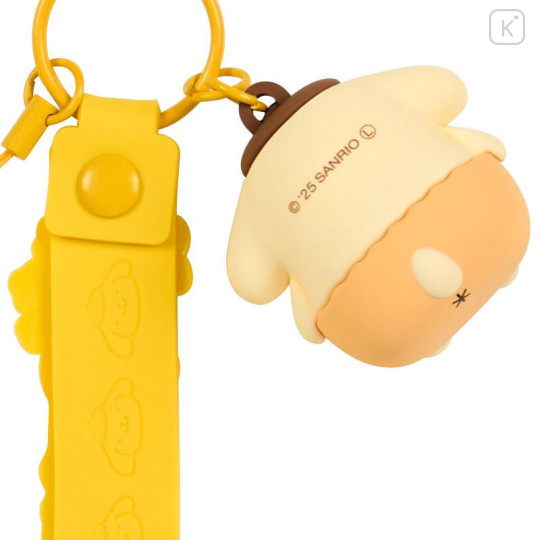 Japan Sanrio 3D Mascot Hand Strap - Pompompurin - 4