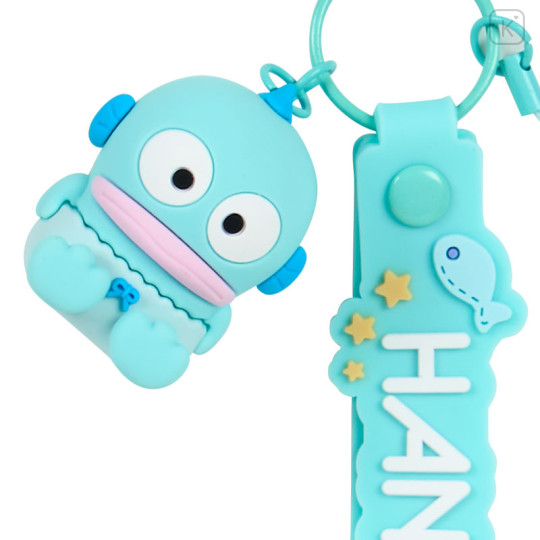 Japan Sanrio 3D Mascot Hand Strap - Hangyodon - 3