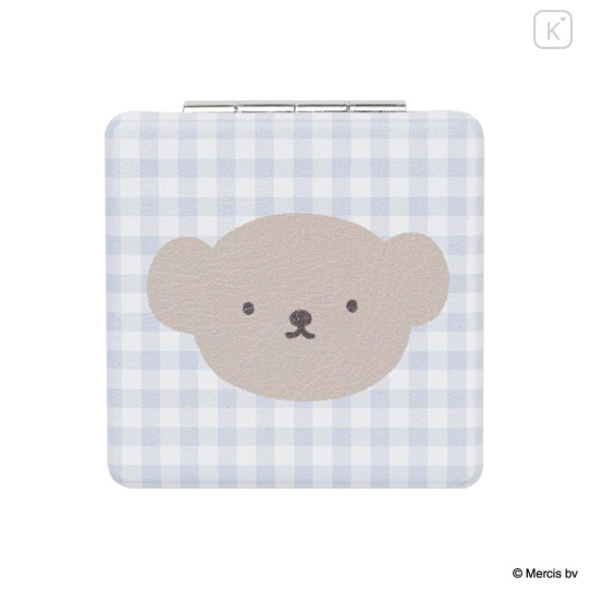 Japan Miffy 2-sided Compact Mirror - Boris : Plaid - 1
