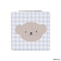 Japan Miffy 2-sided Compact Mirror - Boris : Plaid
