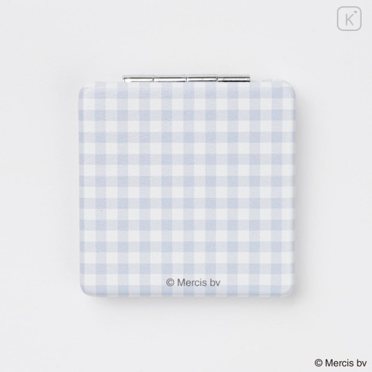 Japan Miffy 2-sided Compact Mirror - Boris : Plaid - 2