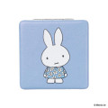 Japan Miffy 2-sided Compact Mirror - Miffy : Blue Flower Dress - 1