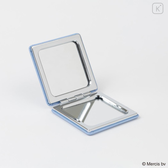 Japan Miffy 2-sided Compact Mirror - Miffy : Blue Flower Dress - 3