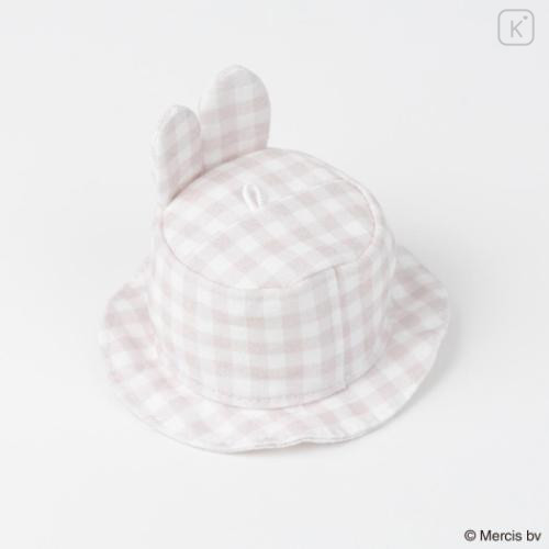 Japan Miffy Miniature Keychain - Miffy : Hat Plaid - 4