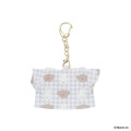 Japan Miffy Miniature Keychain - Boris & Miffy : T-shirt Plaid - 1