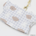 Japan Miffy Miniature Keychain - Boris & Miffy : T-shirt Plaid - 3
