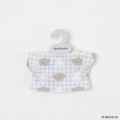 Japan Miffy Miniature Keychain - Boris & Miffy : T-shirt Plaid - 4