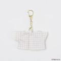 Japan Miffy Miniature Keychain - Boris & Miffy : T-shirt Plaid B - 2