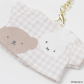 Japan Miffy Miniature Keychain - Boris & Miffy : T-shirt Plaid B - 3