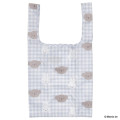 Japan Miffy Eco Shopping Bag - Boris & Miffy : Plaid Grey - 1