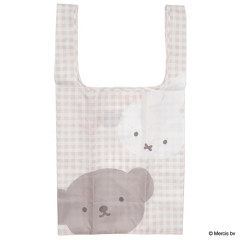 Japan Miffy Eco Shopping Bag - Boris & Miffy : Plaid