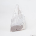 Japan Miffy Eco Shopping Bag - Boris & Miffy : Plaid - 3
