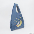 Japan Miffy Embroidery Eco Shopping Bag - Miffy : Blue Moon - 3