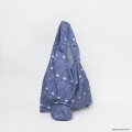 Japan Moomin Eco Shopping Bag - Moomintroll : Angry Blue Repeat - 3