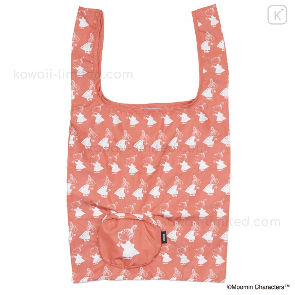 Japan Moomin Eco Shopping Bag - Little My : Orange Pink