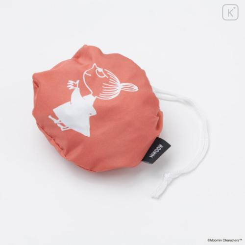Japan Moomin Eco Shopping Bag - Little My : Orange Pink Repeat - 6