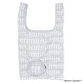 Japan Moomin Eco Shopping Bag - Hattifatteners : Grey Repeat - 1