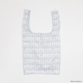 Japan Moomin Eco Shopping Bag - Hattifatteners : Grey Repeat - 2