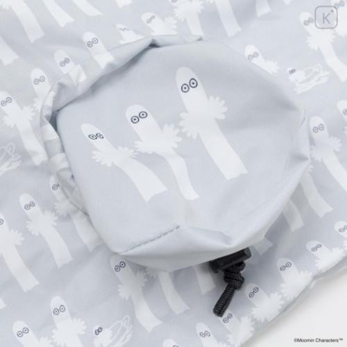 Japan Moomin Eco Shopping Bag - Hattifatteners : Grey Repeat - 5