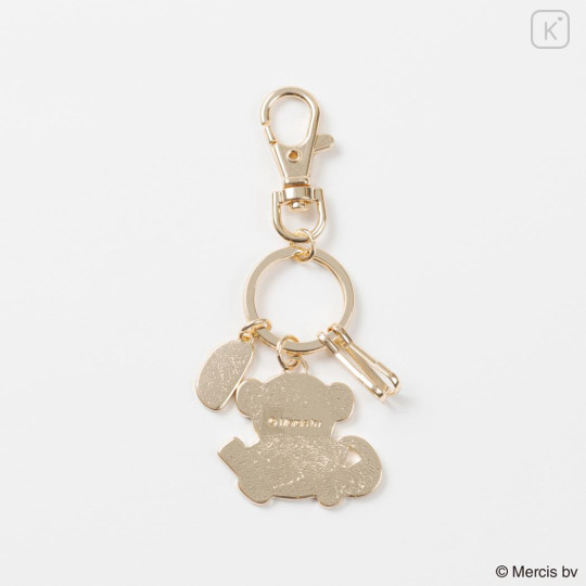 Japan Miffy Metal Keychain - Boris : Bread - 3