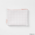 Japan Miffy Clear Flat Mini Pouch - Miffy : Plaid - 2