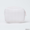 Japan Miffy Cosmetic Pouch - Miffy : Plaid - 2