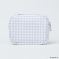 Japan Miffy Cosmetic Pouch - Boris : Plaid - 2