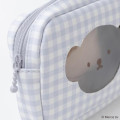 Japan Miffy Cosmetic Pouch - Boris : Plaid - 5