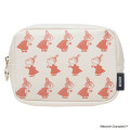 Japan Moomin Cosmetic Pouch - Little My : Beige Repeat - 1