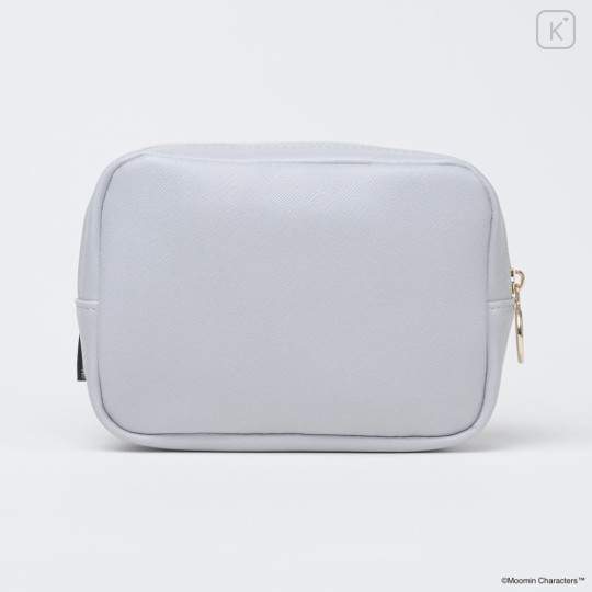 Japan Moomin Cosmetic Pouch - Hattifatteners : Grey Repeat - 2