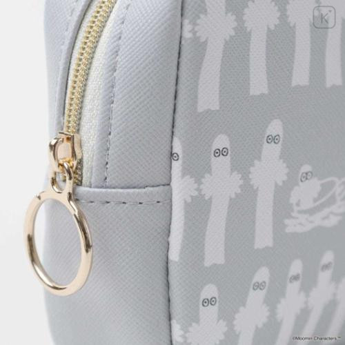Japan Moomin Cosmetic Pouch - Hattifatteners : Grey Repeat - 4