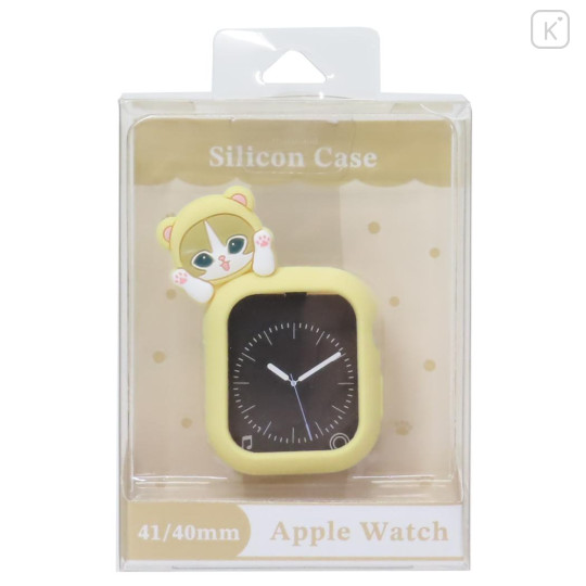 Japan Mofusand Apple Watch 41/40mm Silicone Case - Cat Bear Nyan Yellow - 3