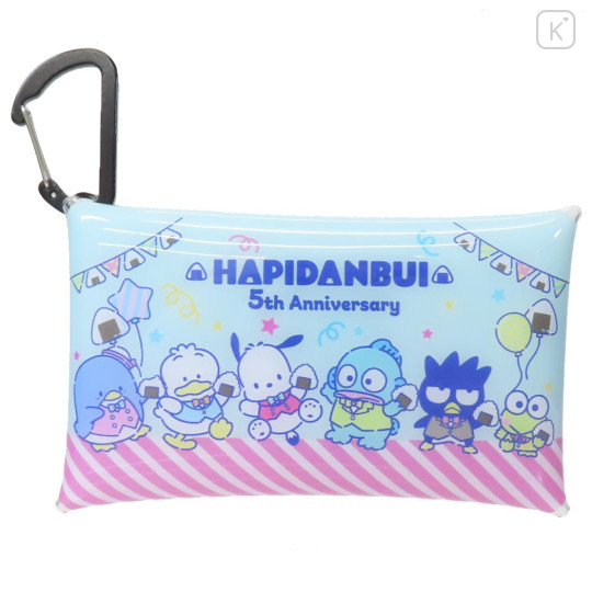 Japan Sanrio Clear Multi Case (S) - Hapidanbui Boys 5th Anniversary : Rice Ball - 1