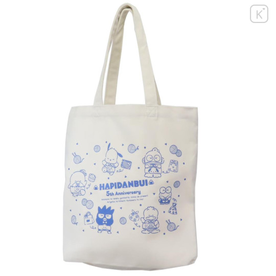 Japan Sanrio Tote Bag - Hapidanbui Boys 5th Anniversary : Happy - 1