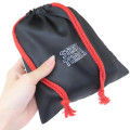 Japan Peanuts Drawstring Bag - Snoopy : Strike Three Black White - 2