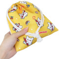 Japan Sanrio Drawstring Bag - Hanamaruobake : Watching Over You Red - 2