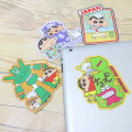 Japan Crayon Shin-chan Big Vinyl Sticker - Shinnosuke Nohara & Shiro : Choco - 2