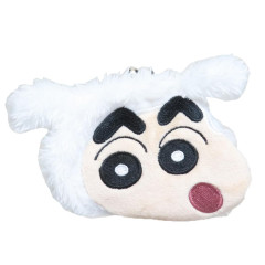 Japan Crayon Shin-chan Gamaguchi Mascot Coin Case - Shinnosuke Nohara & Shiro