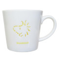 Japan Peanuts Porcelain Mug - Woodstock : Yellow Openwork Light Shine - 1